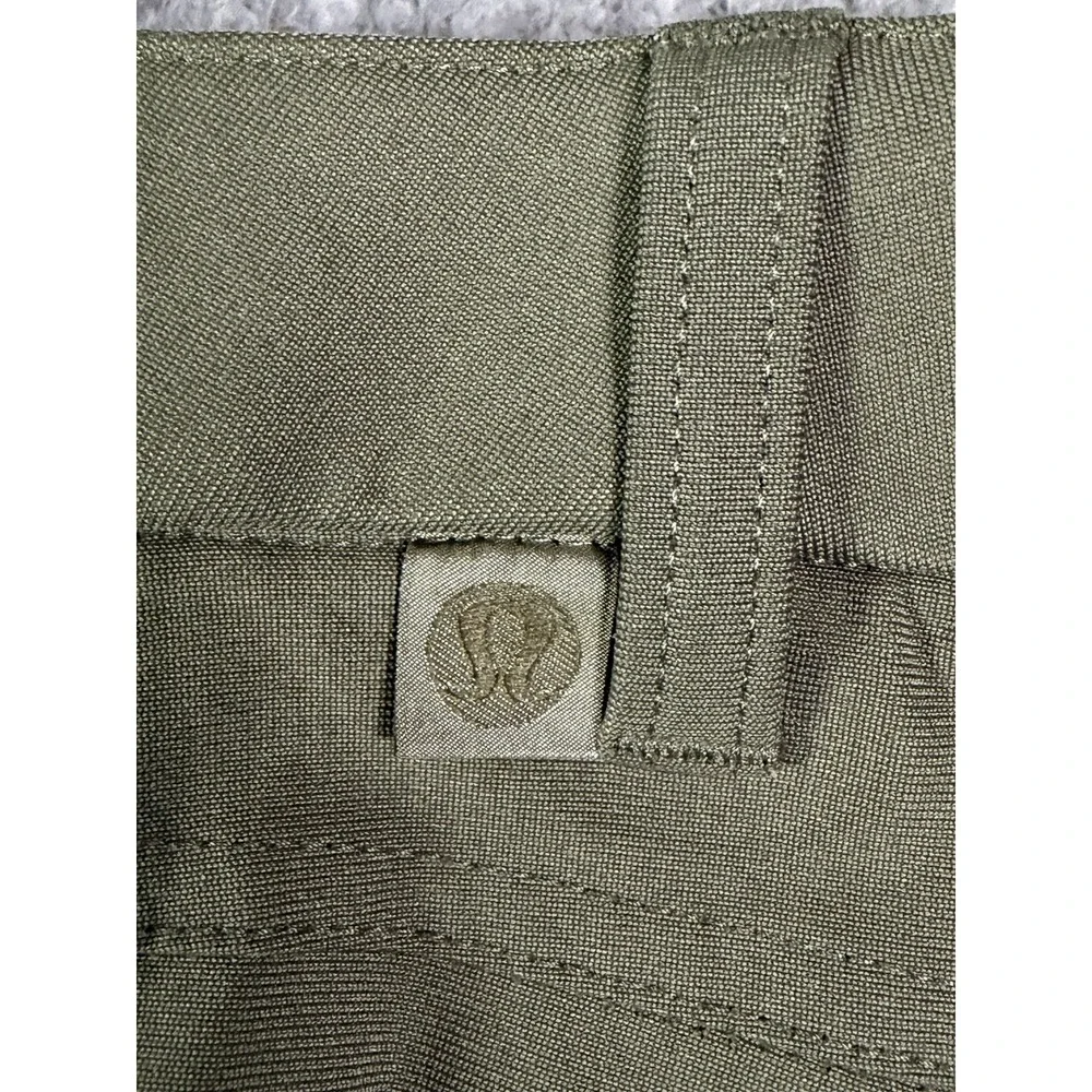 Lululemon ABC Slim-Fit 5-Pocket Warpstreme Pants Stretch Army Green Size 32x30